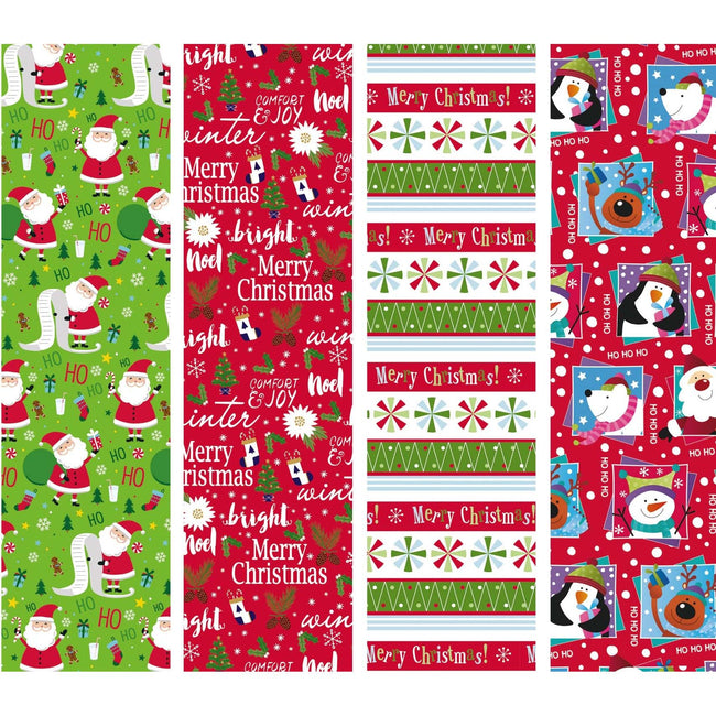 IG Design – Weihnachts-Geschenkpapier 300 x 100 cm, sortiert