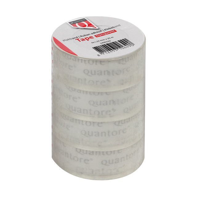 Quantor - Packband 19mmx25m transparent