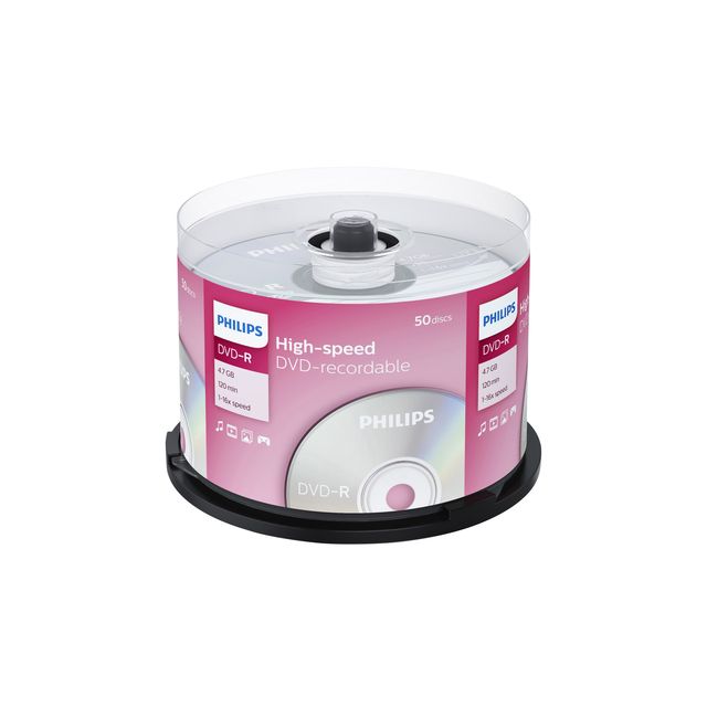 Philips - DVD-R 4,7GB 16x SP 50 Stück