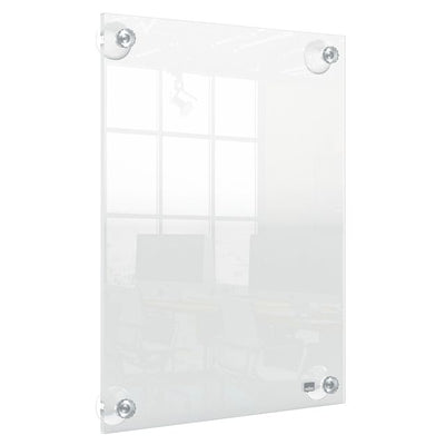 Nobo - Tableau d'information Plus A4 acrylique mural mobile | 10 pièces