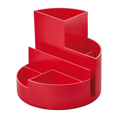 Maul -  Pennenkoker  roundbox recycled 6 vaks rood