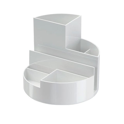 Maul -  Pennenkoker  roundbox recycled 6 vaks wit
