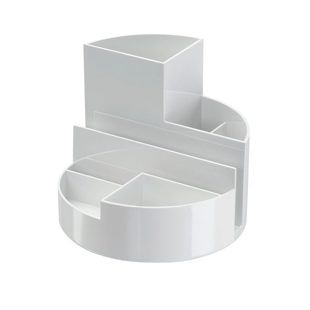 Maul -  Pennenkoker  roundbox recycled 6 vaks wit