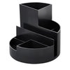 MAUL - Trousse ronde Blue Engel recyclée 6 compartiments noir