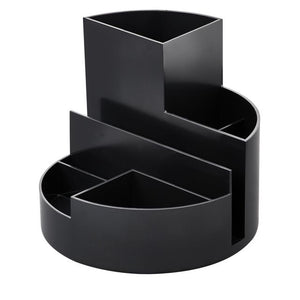 MAUL - Trousse ronde Blue Engel recyclée 6 compartiments noir