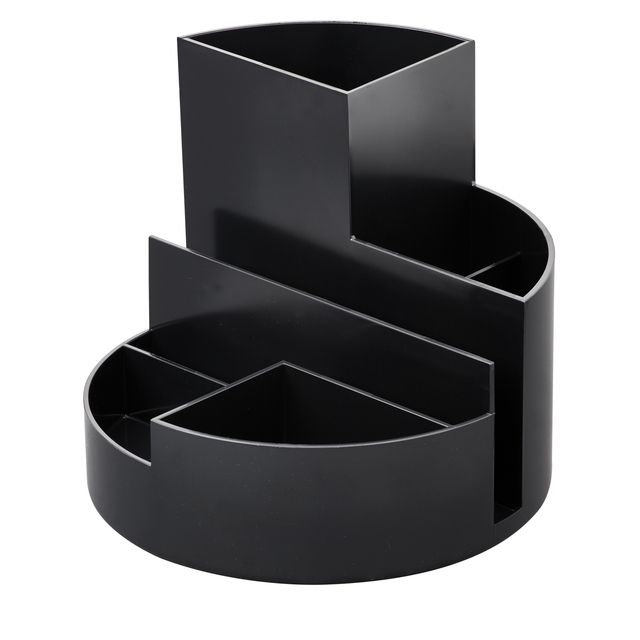 Maul -  Pennenkoker  roundbox recycled 6 vaks zwart