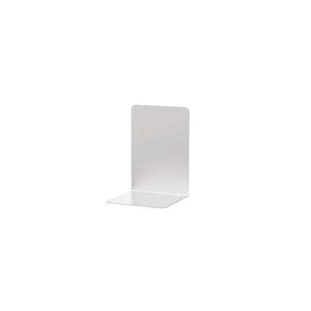 MAUL - Buchstütze Aluminium 12x12x17,5cm Set 2 silber | 12 Stück