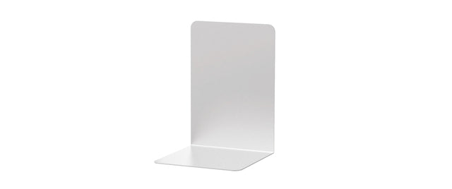 MAUL - Serre-livres aluminium 12x12x17,5cm set 2 argent | 12 pièces