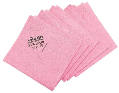 Vileda - Mikrofasertücher Pro rot 5 Stück