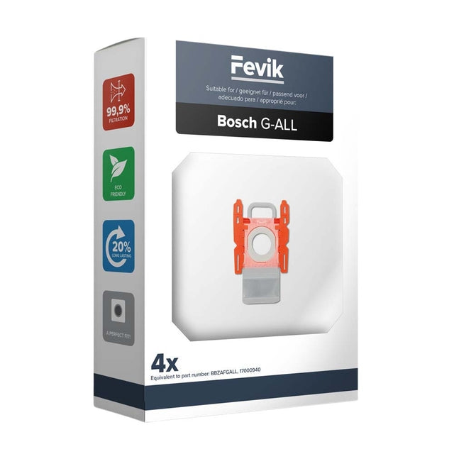 Cleaninq - Sac aspirateur Bosch / Siemens G-All 3-D Pro 4 pièces