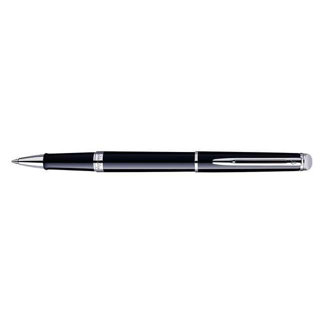 Waterman -  Rollerpen hemisp ct f lak zwart