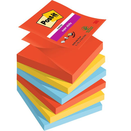 Post-it -  Memoblok  z-notes r330 super sticky play | 12 stuks