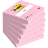 Post-it - Bloc mémo 654 76x76mm rose