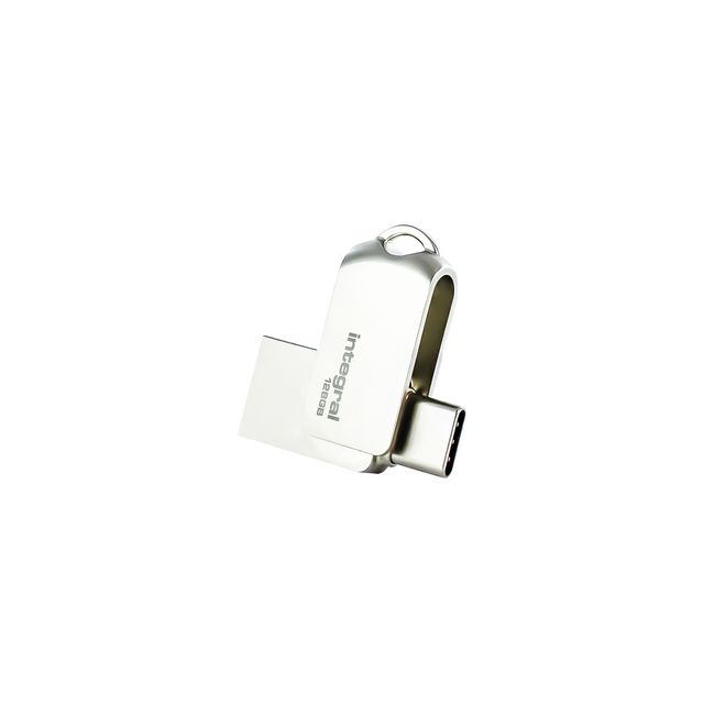 Integral -  INFD128GB360CDL3.0 USB flash drive 128 GB USB Type-A / USB Type-C 3.2 Gen 1 (3.1 Gen 1) Zilver