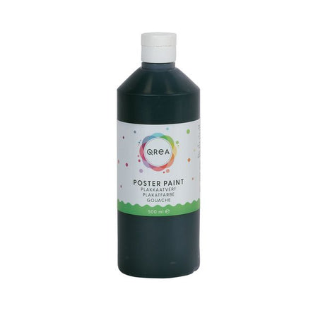 Qrea - Peinture pour affiches noir 500ml