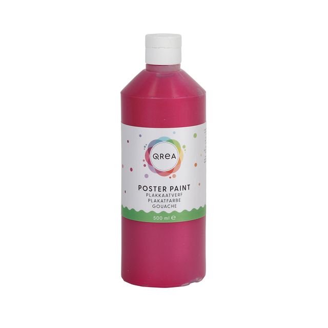 Qrea - Posterfarbe Alpenveilchen 500ml | 6 Stück