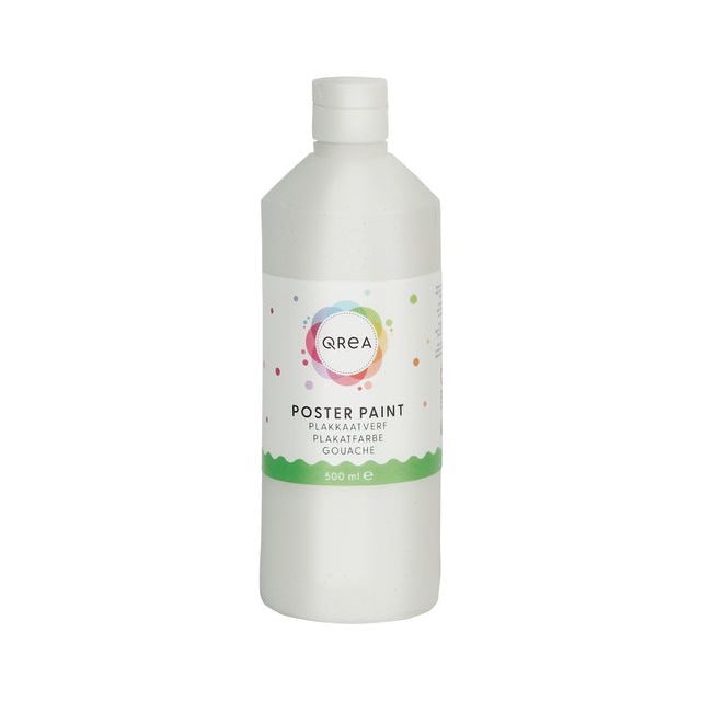 Qrea - Plakkaatverf wit 500ml