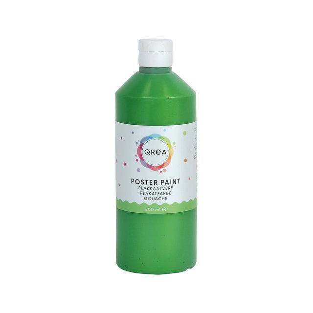 Qrea - Plakkaatverf middengroen 500ml