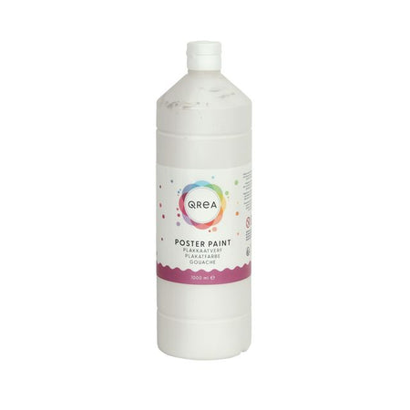 Qrea - Gouache blanche 1000ml | 6 pièces