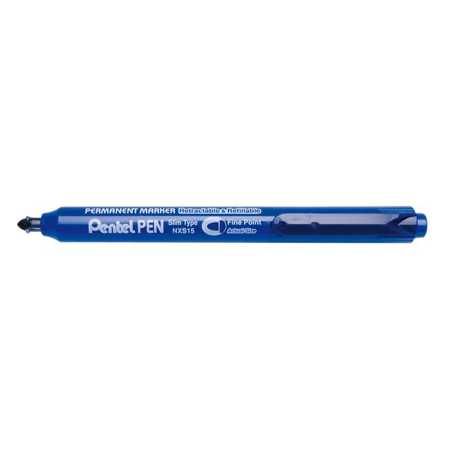 Pentel -  Viltstift  nxs15 1mm blauw | 12 stuks