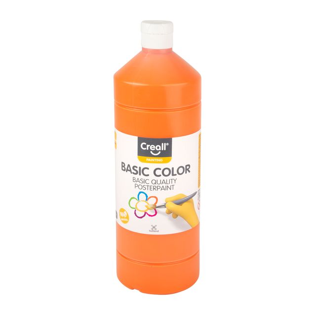 Creall -  Plakkaatverf  basic oranje 1000ml