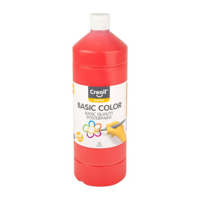 Creall - Plakkaatverf creall basic lichtrood 1000ml