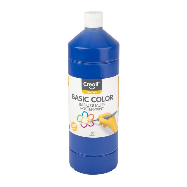 Creall -  Plakkaatverf  basic donkerblauw 1000ml