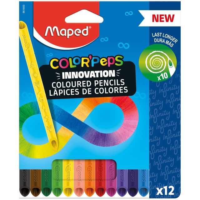 Maped -  Kleurpotlood Color'Peps Infinity set à 12 kleuren