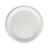 IEZZY restauration et restauration - Assiette 260mm canne à sucre sans PS blanc 50 pièces blanc | 10 pièces
