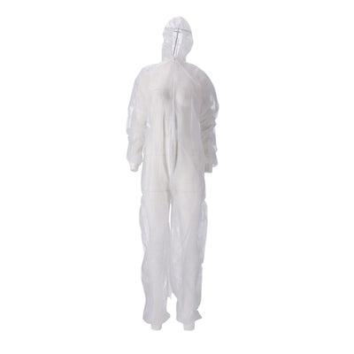 CMT - Salopette XXL non-tissé fermeture éclair PP blanc 50 pièces
