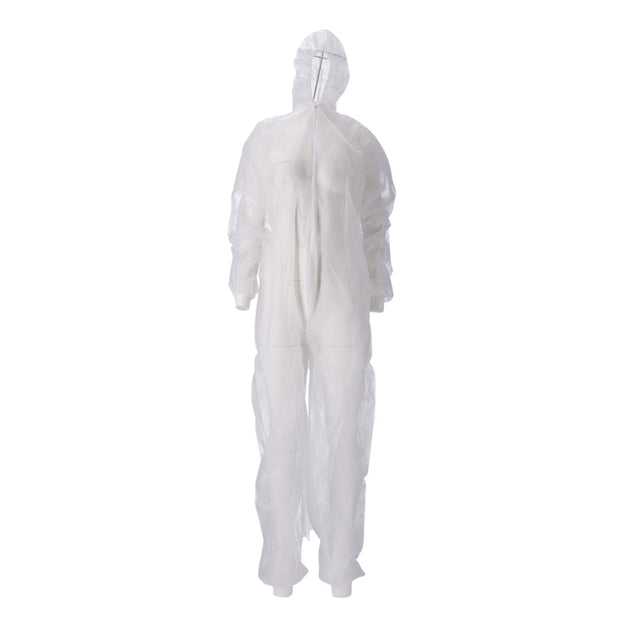 CMT - Salopette XXL non-tissé fermeture éclair PP blanc 50 pièces