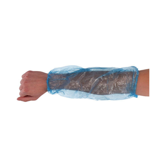 CMT -  Mouwovertrek 20x40cm 20mu LDPE blauw 100 stuks