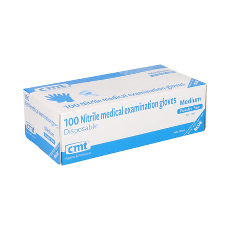 CMT - Gant M nitrile bleu 100 pièces