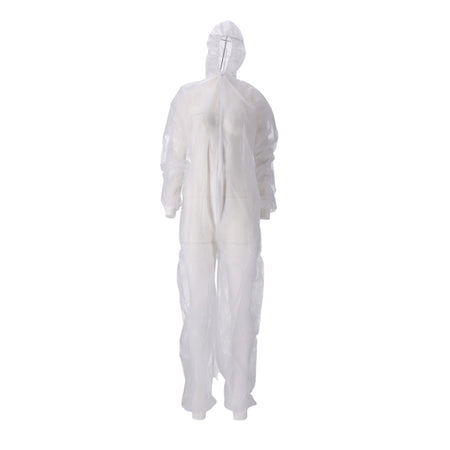 CMT - Salopette M fermeture éclair non tissée PP blanc 50 pièces