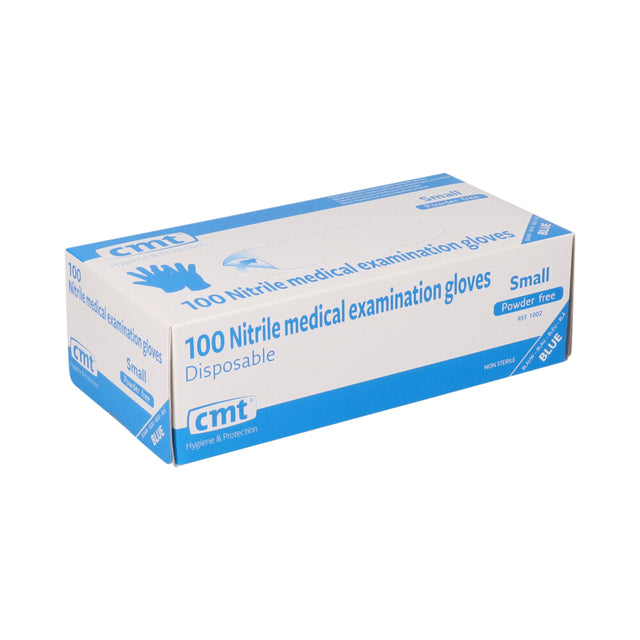 CMT -  Handschoen S nitril blauw 100 stuks