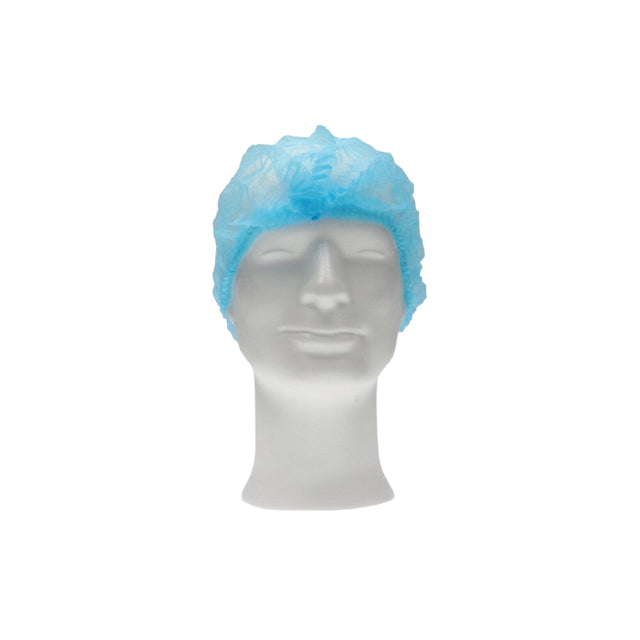 CMT - Pince filet à cheveux non tissé L 53cm PP bleu 100 pièces