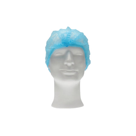 CMT - Pince filet à cheveux non tissé L 53cm PP bleu 100 pièces