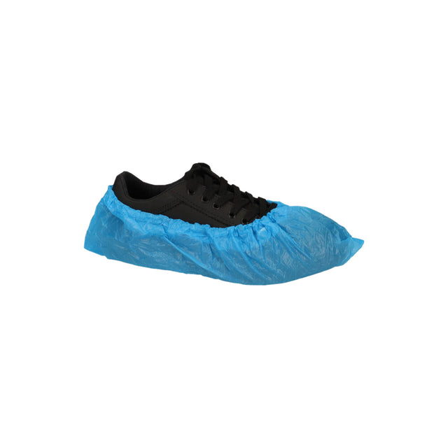 CMT - Couvre-chaussures 40mu rugueux taille 36-42 CPE bleu 100 pièces