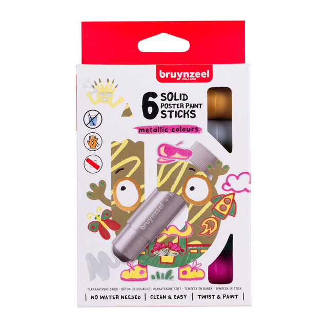 Bruynzeel - Plakkaat Paint Sticks Bruynzeel 6 Couleurs métalliques | 6 pièces