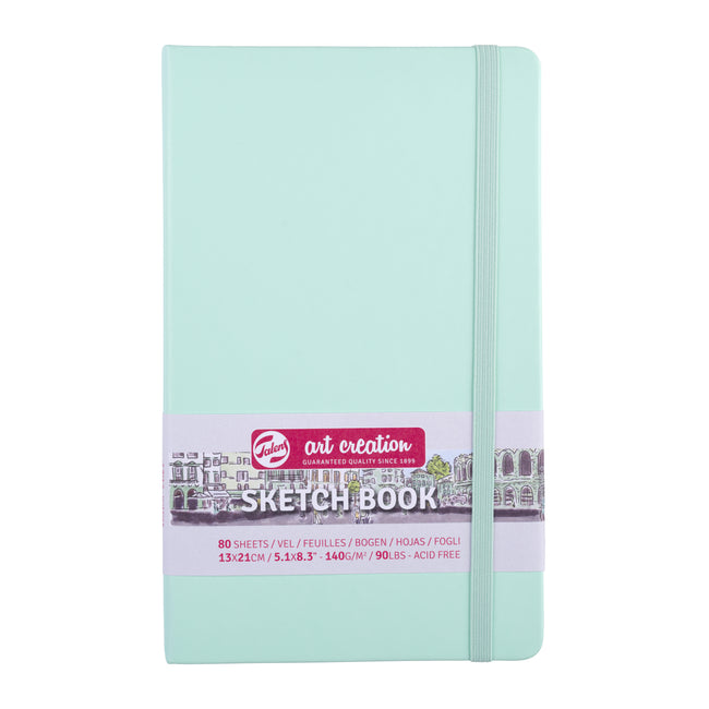 Talens Art Creation - Carnet de croquis Art Creation 80 feuilles blanches 140gr 130x210mm menthe fraîche