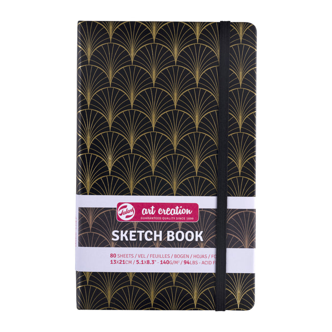Talens Art Creation - Carnet de croquis Art Creation 80 feuilles blanches 140gr 130x210mm art déco