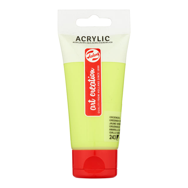 Talens Art Creation – Acrylfarbe Art Creation 243 grün-gelb, Tube mit 75 ml