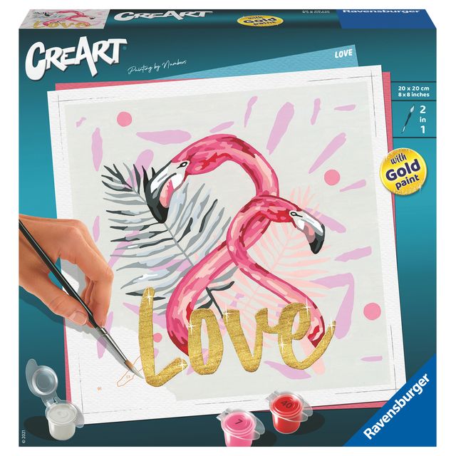 Ravensburger -  Schilderen op nummers CreArt Love
