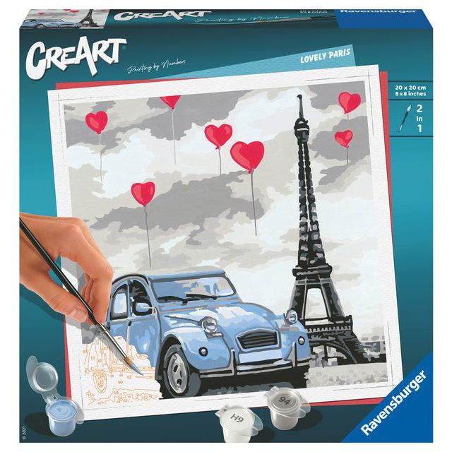 Ravensburger - Schilderen op nummers creart paris