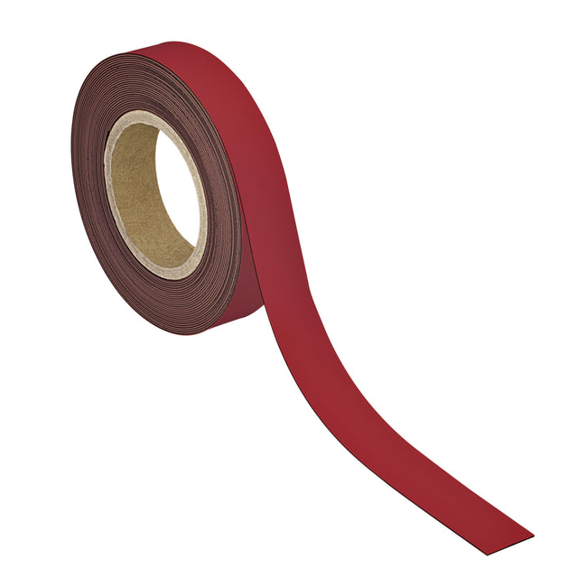 Maul -  Magneetband  schrijfbaar 10mx30mmx1mm rood