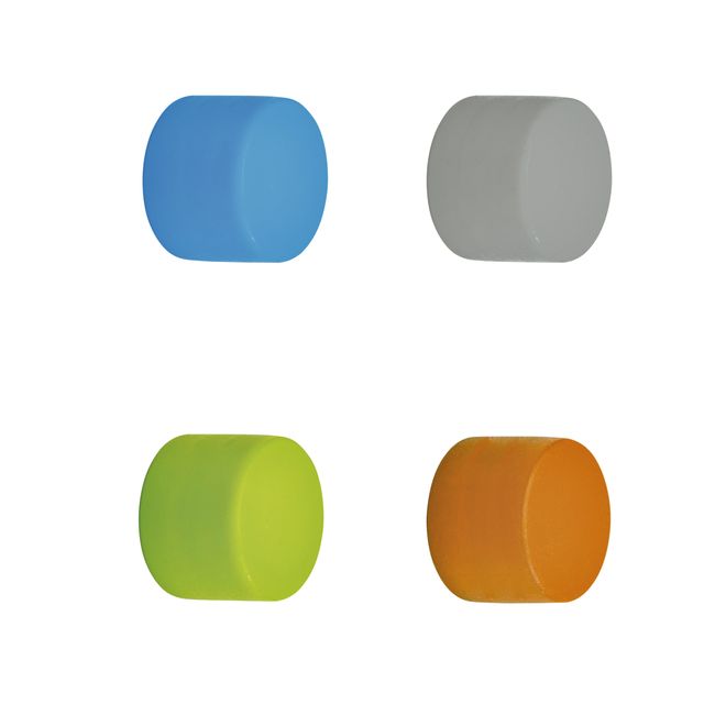 MAUL - Aimant Néodyme rond silicone 14,6x9mm 1,5kg 8 pièces