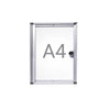 MAUL - Mur d'affichage d'intérieur tableau blanc extra fin 1xA4 avec serrure