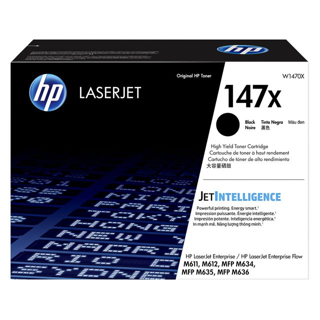 HP -  LaserJet 147X originele high-capacity zwarte tonercartridge