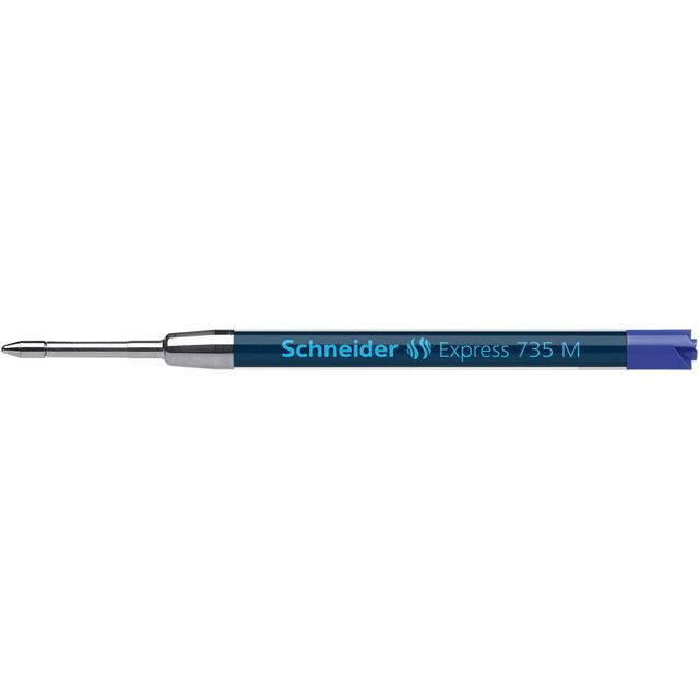 Schneider - Recharge stylo bille s 735 moyen bleu | 10 pièces