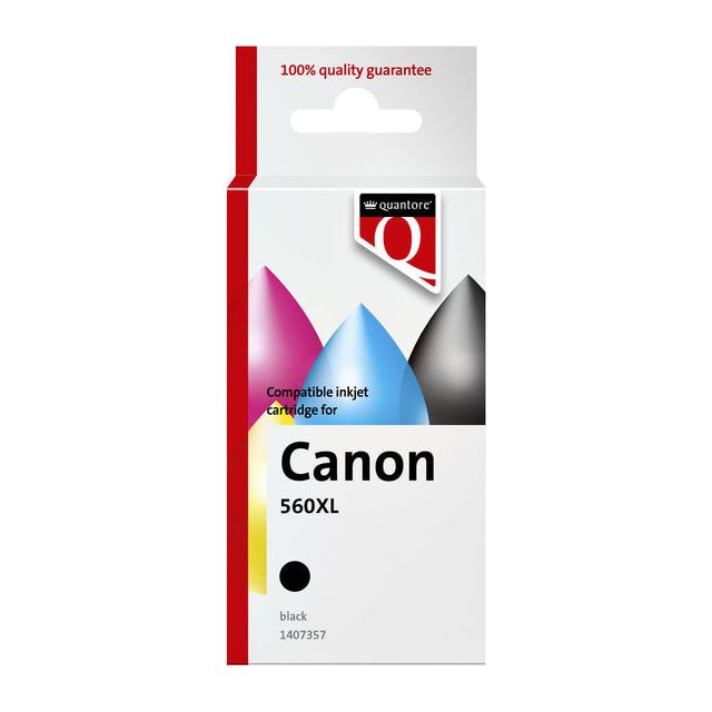 Quantore - Inkcartridge Canon PG560XL Black